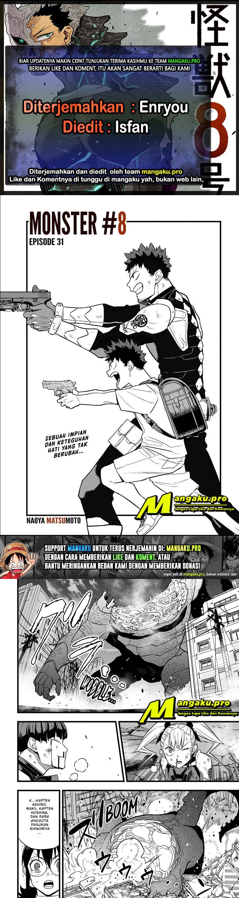 8Kaijuu Chapter 31