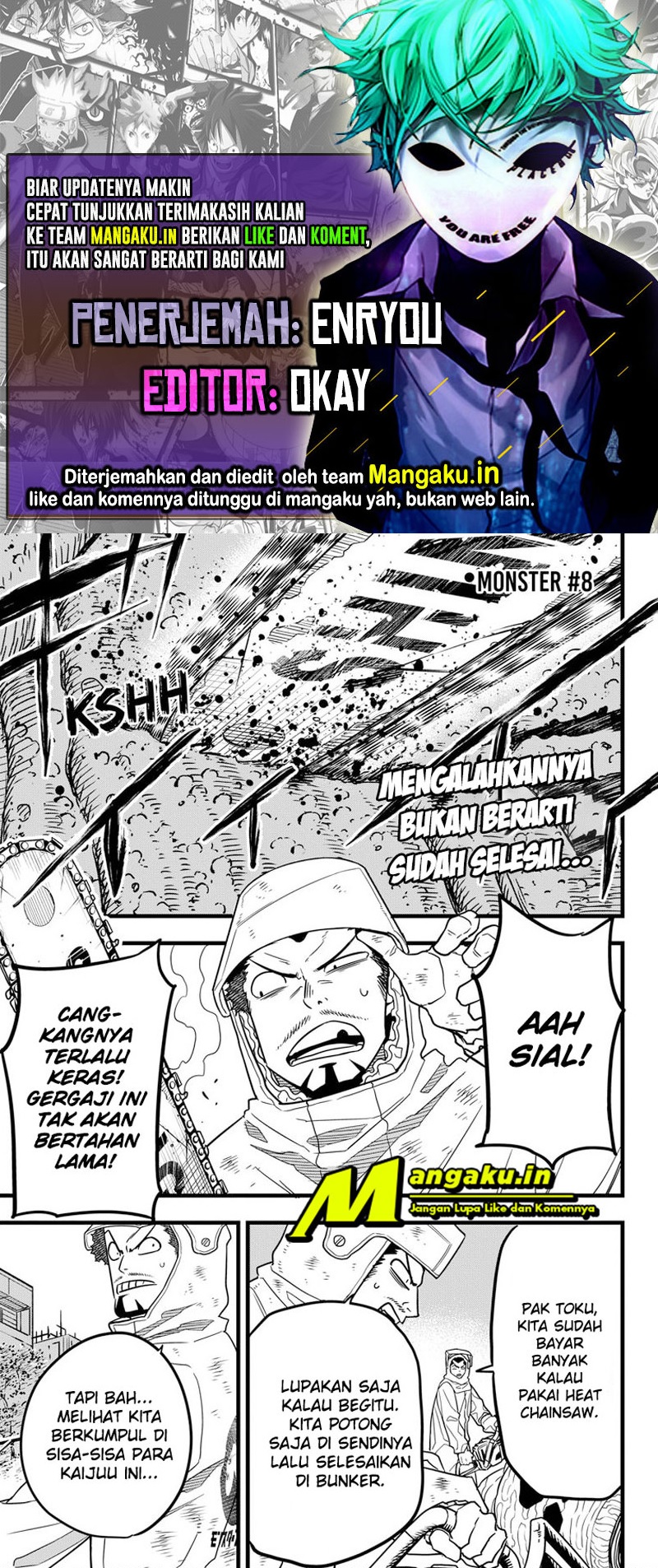 8Kaijuu Chapter 55