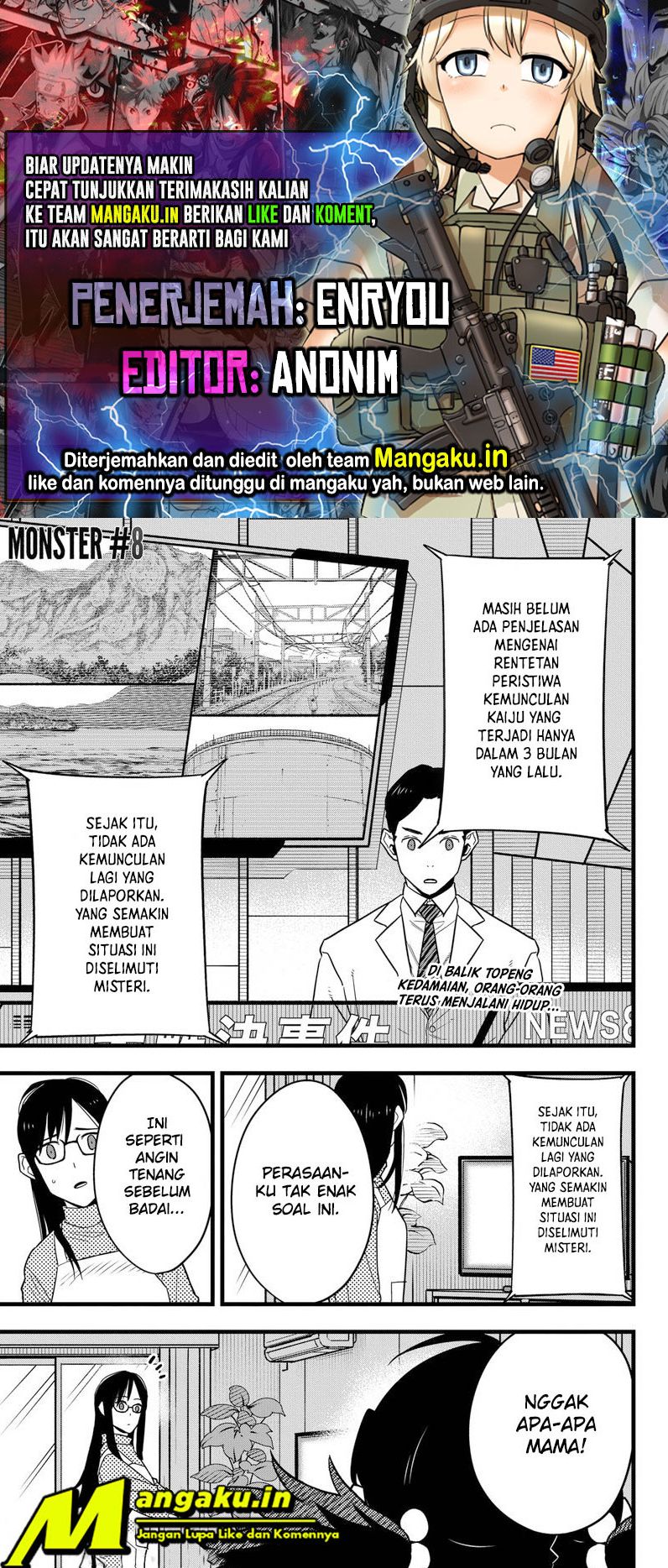 8Kaijuu Chapter 69
