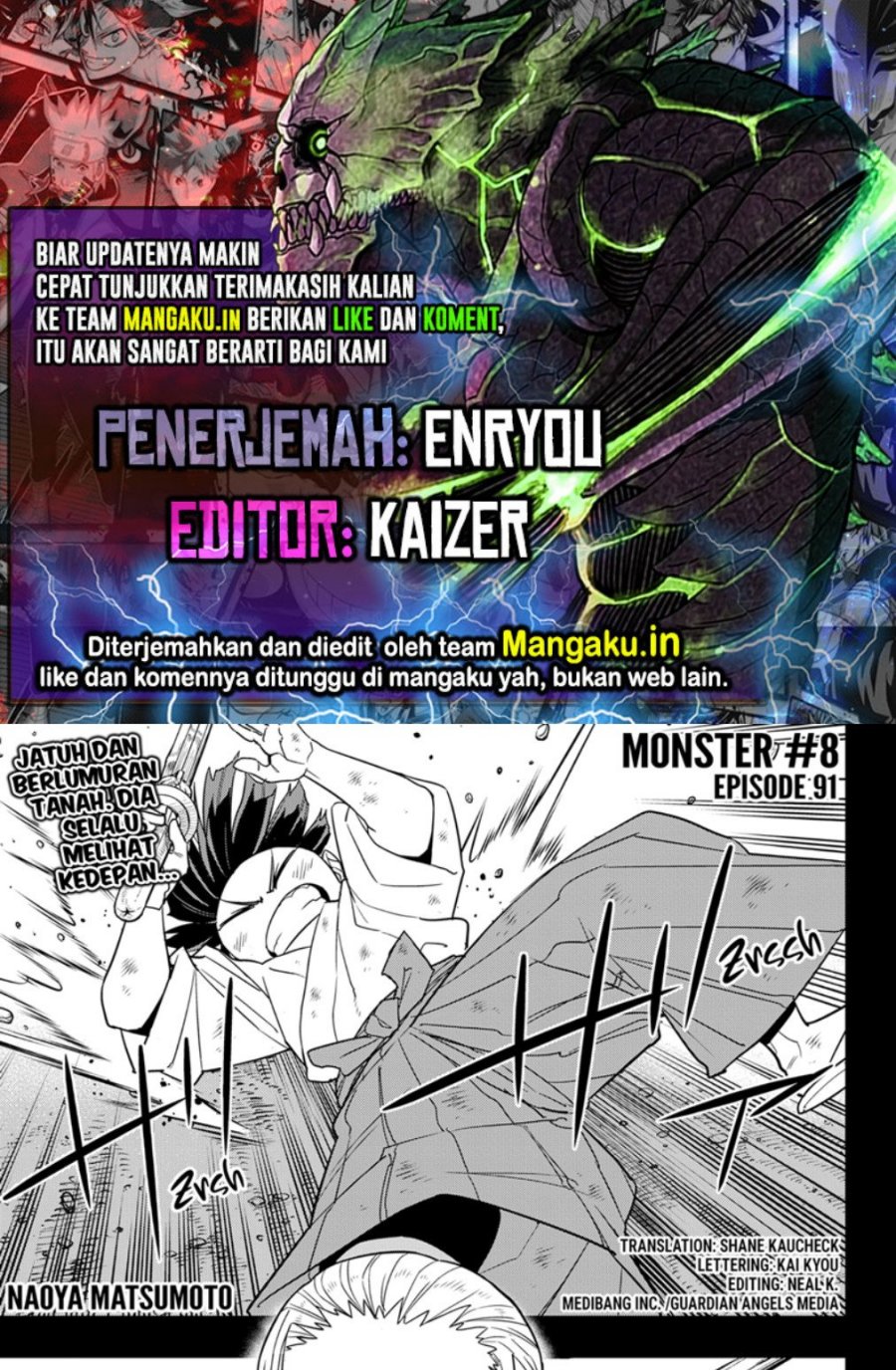 8Kaijuu Chapter 91