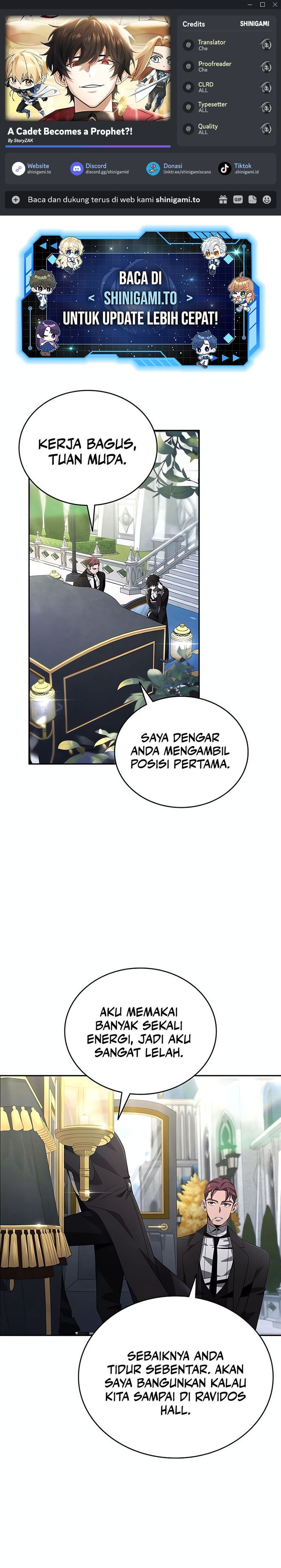 A Cadet Becomes A Prophet?! Chapter 9