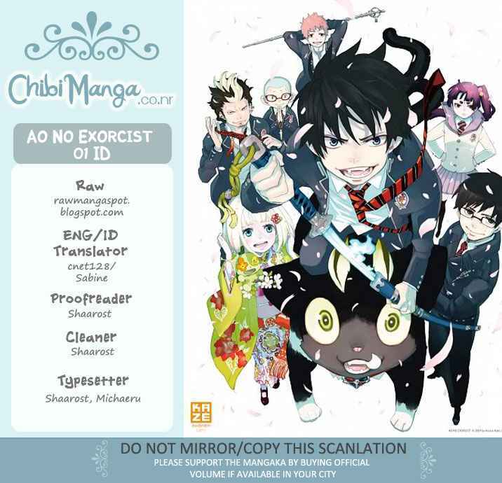 Ao no Exorcist Chapter 1