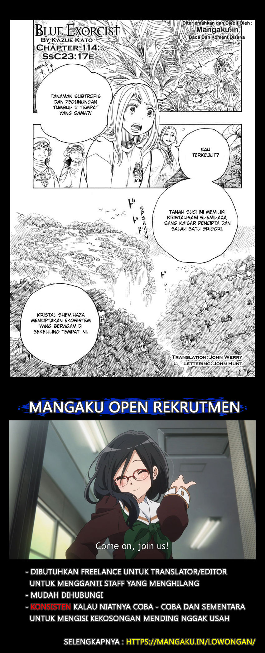 Ao no Exorcist Chapter 114