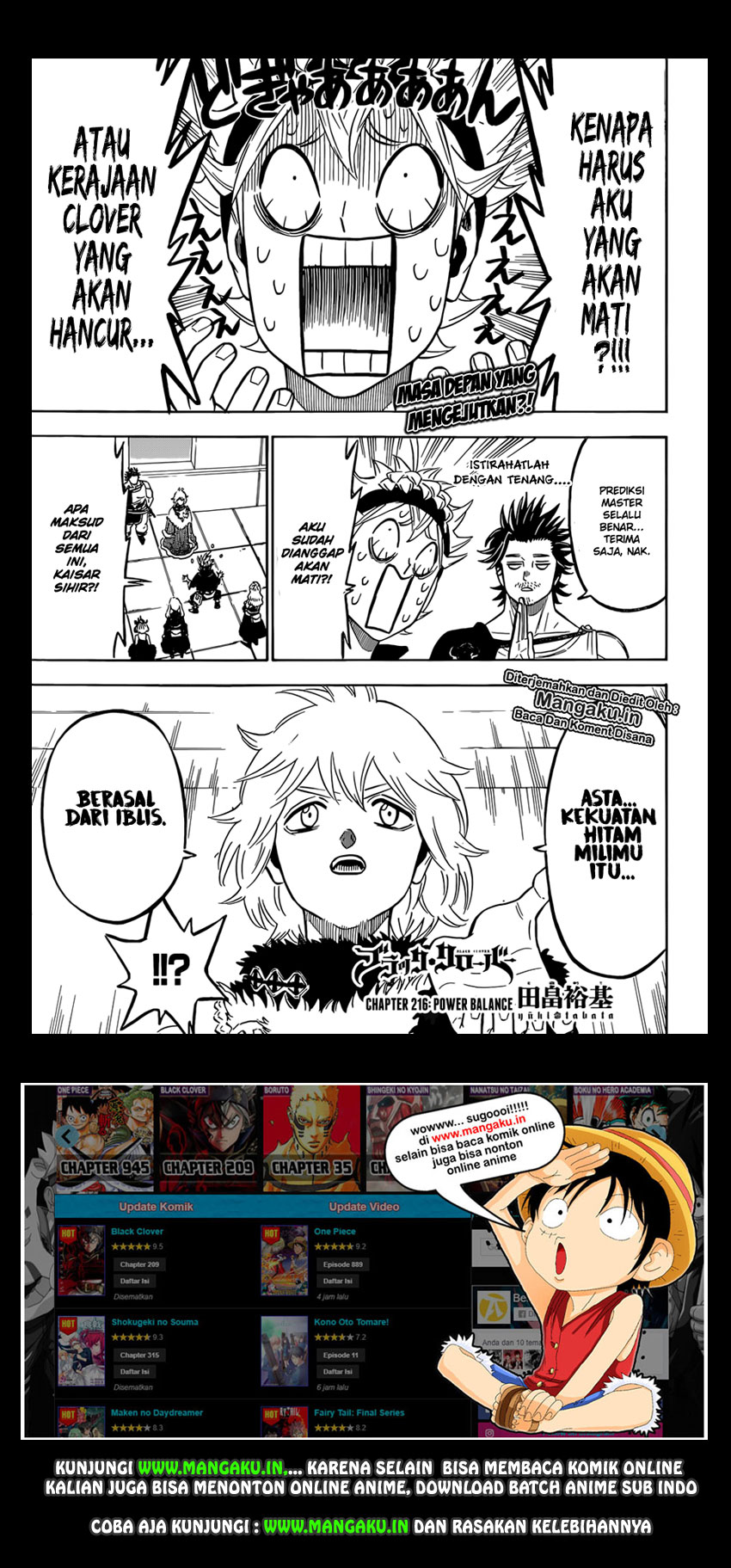 Black Clover Chapter 216