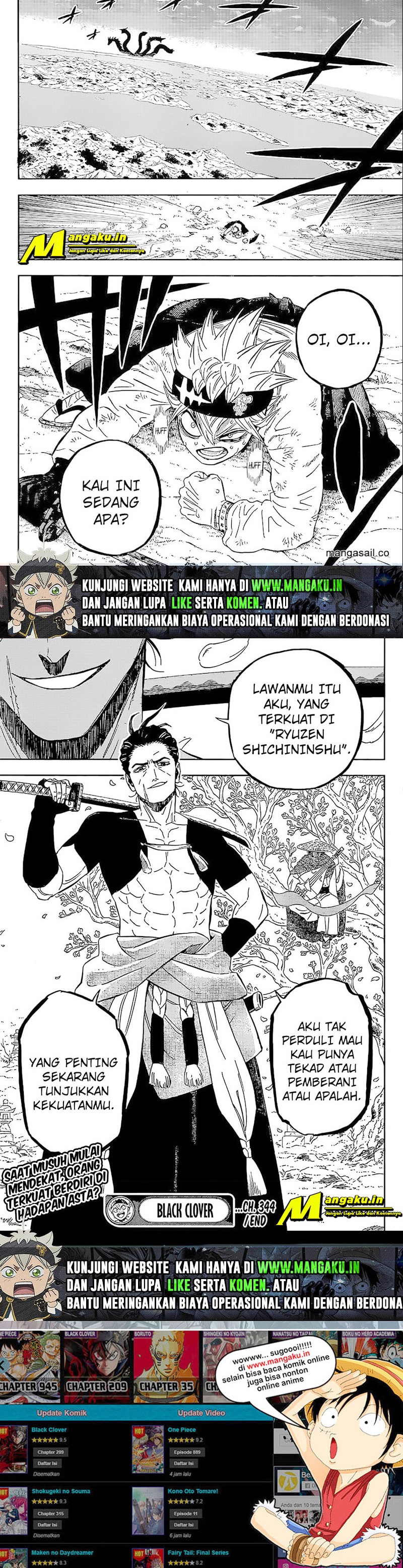 Black Clover Chapter 344