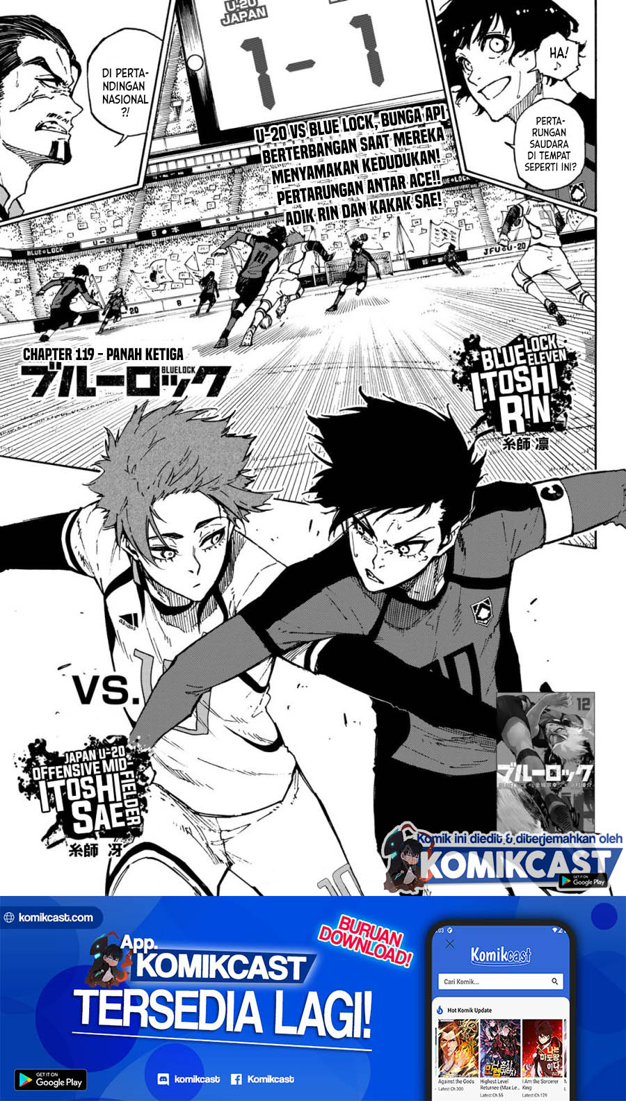 Blue Lock Chapter 119