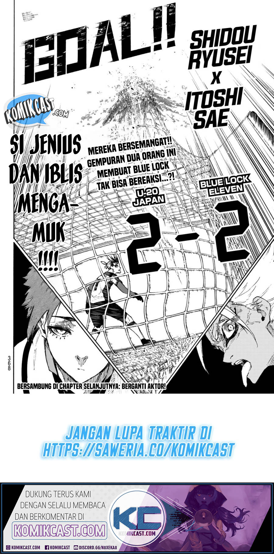 Blue Lock Chapter 127