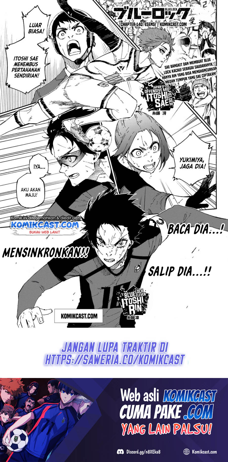 Blue Lock Chapter 140