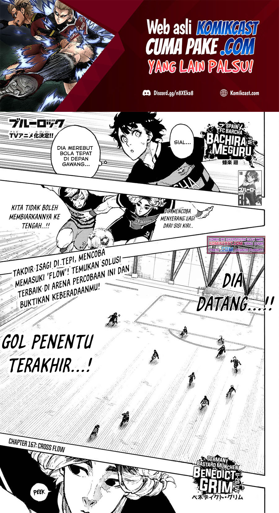 Blue Lock Chapter 167