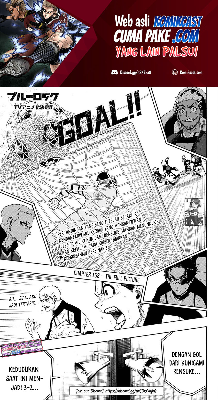 Blue Lock Chapter 168
