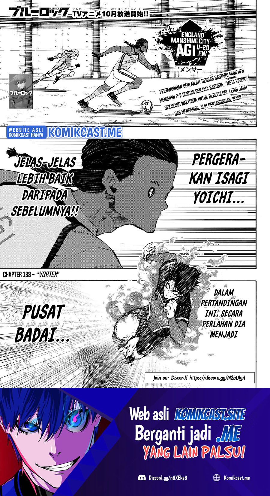 Blue Lock Chapter 188