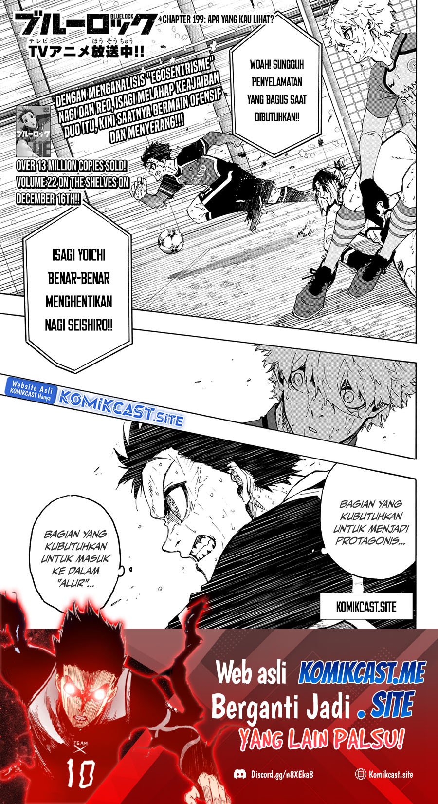 Blue Lock Chapter 199