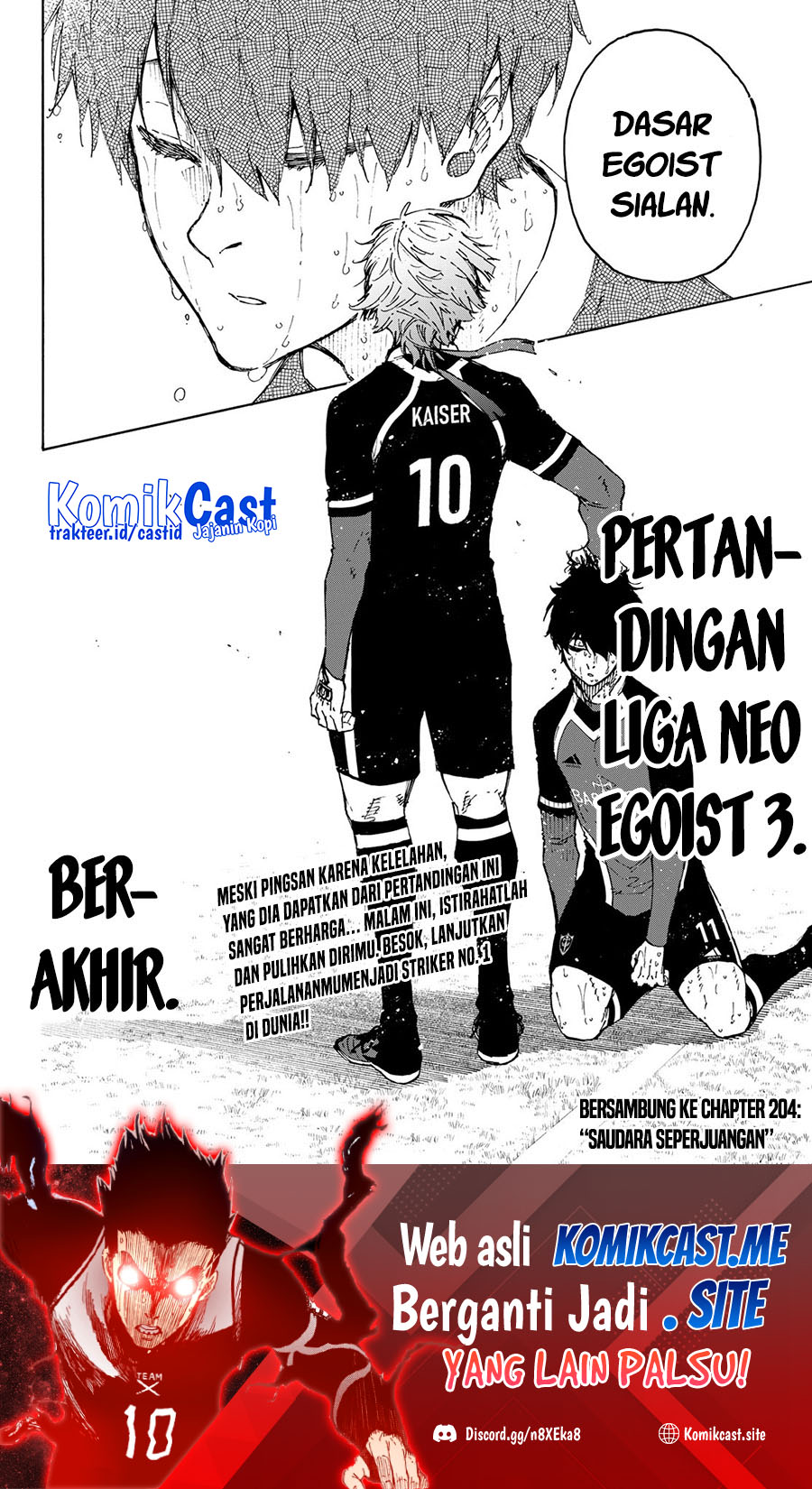 Blue Lock Chapter 203