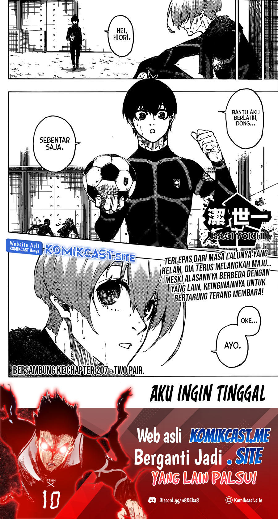 Blue Lock Chapter 206