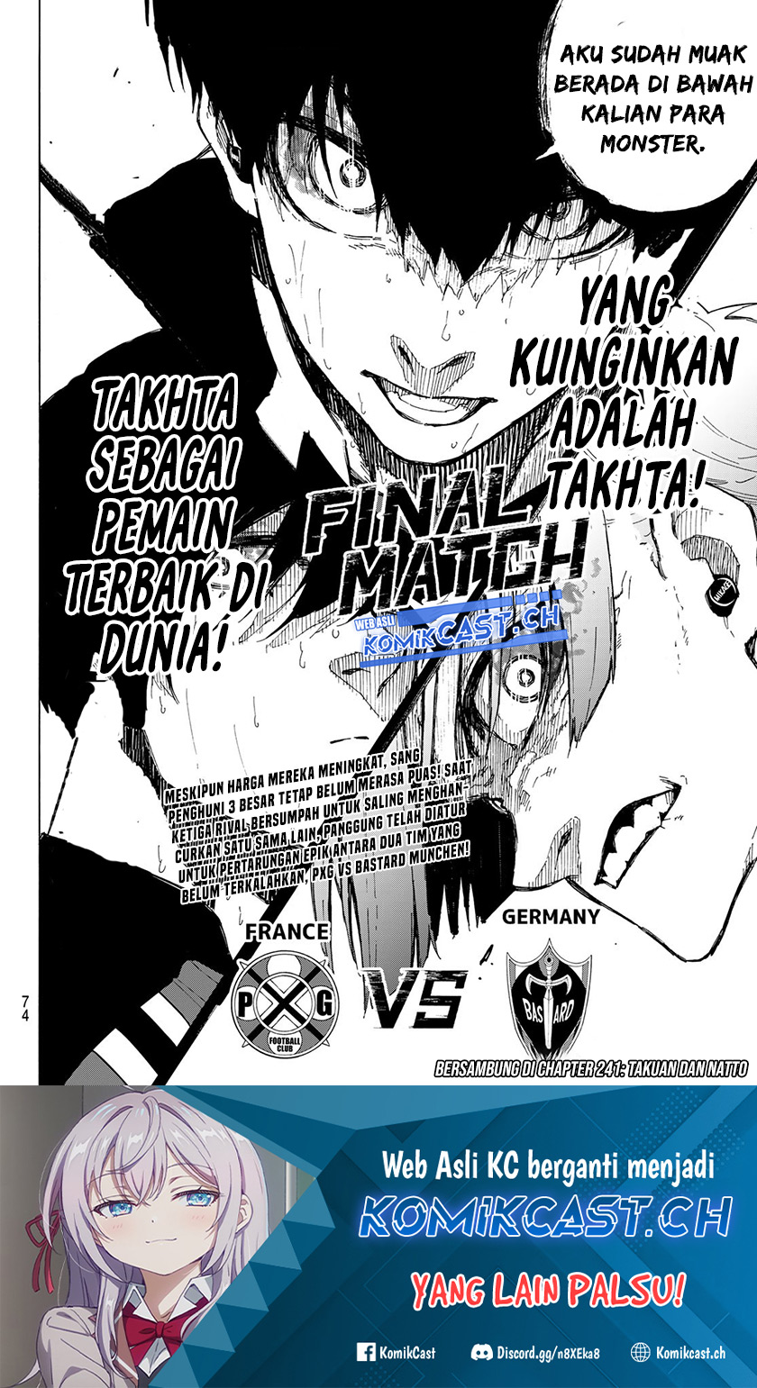 Blue Lock Chapter 240