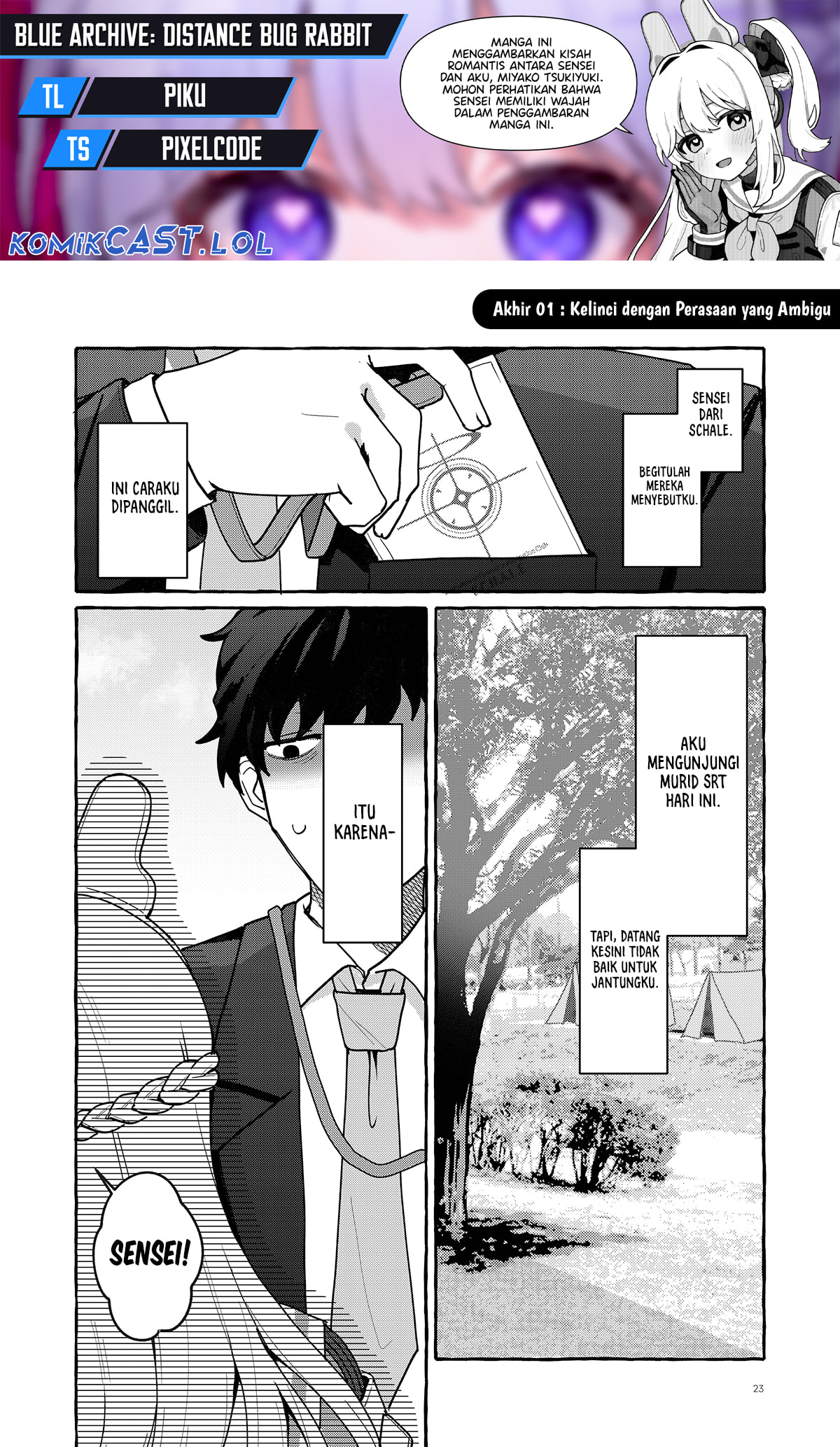 Blue Archive: Distance Bug Rabbit Chapter 8