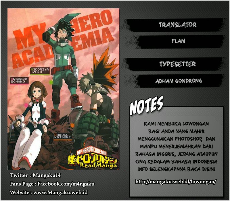Boku no Hero Academia Chapter 21