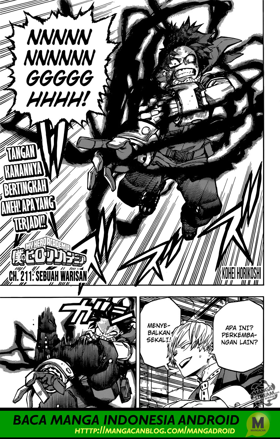 Boku no Hero Academia Chapter 211