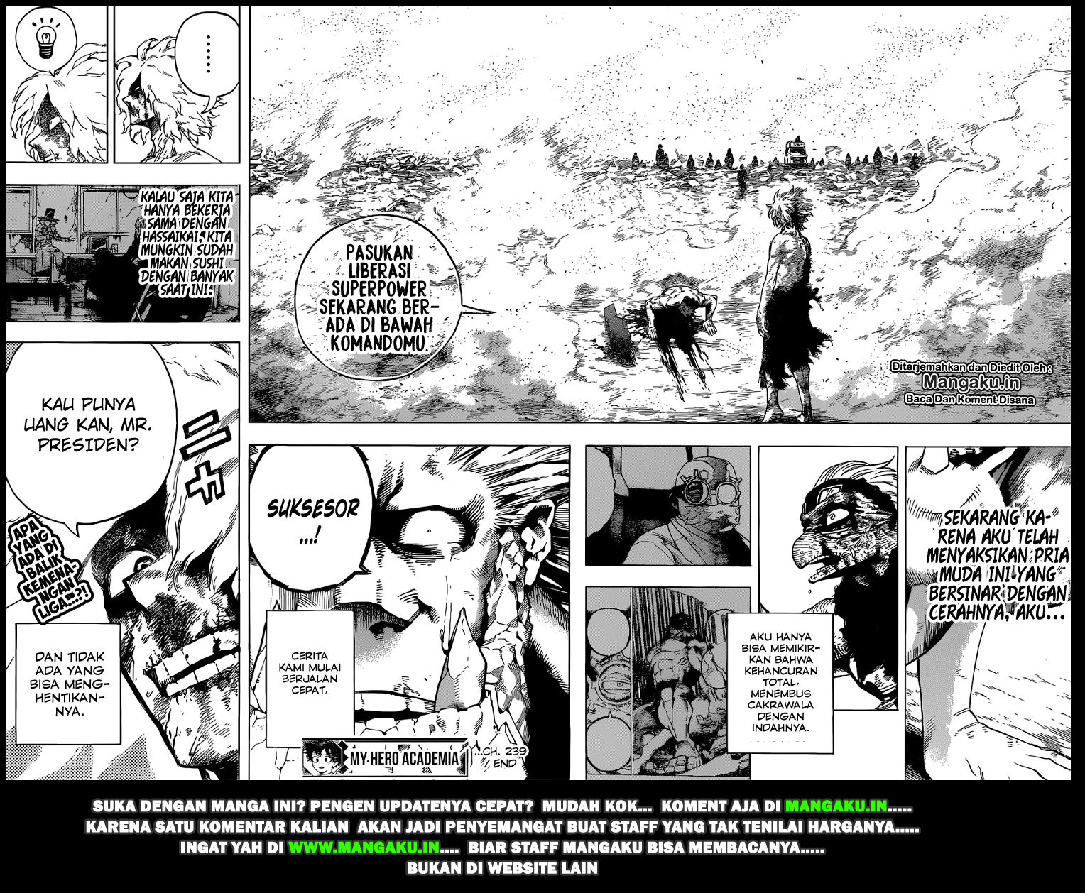 Boku no Hero Academia Chapter 239