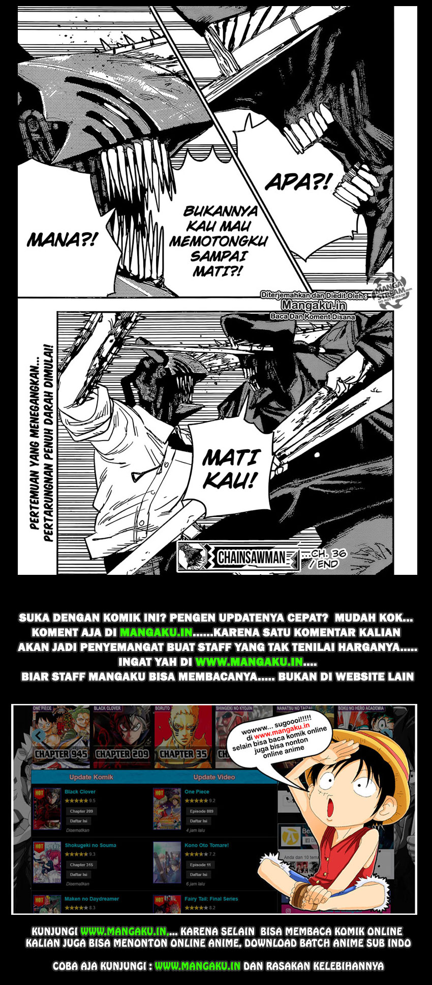 Chainsawman Chapter 36