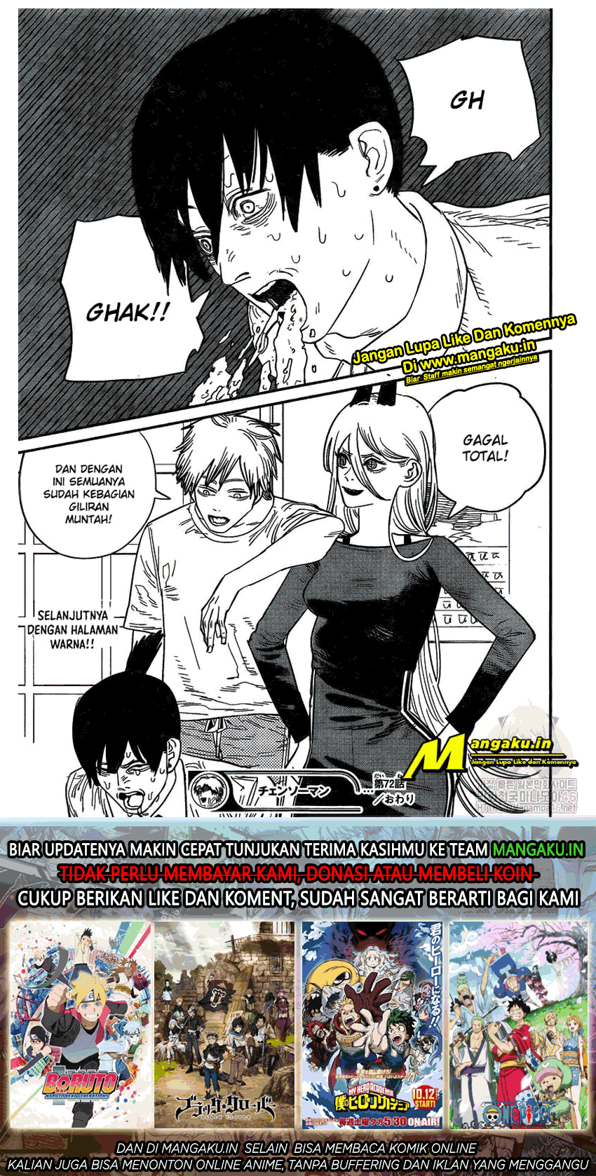Chainsawman Chapter 72