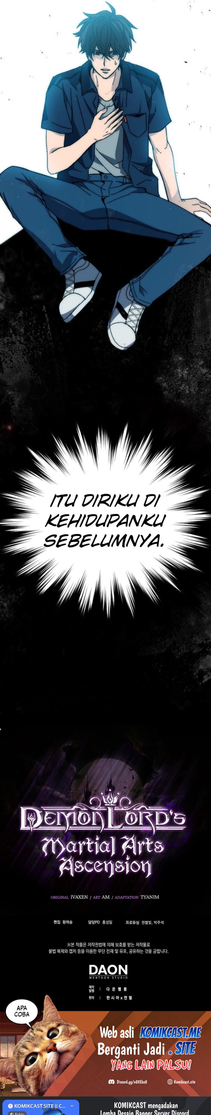 Demon Lord’s Martial Arts Ascension Chapter 1