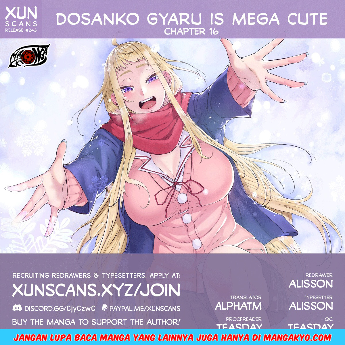 Dosanko Gyaru Is Mega Cute Chapter 16