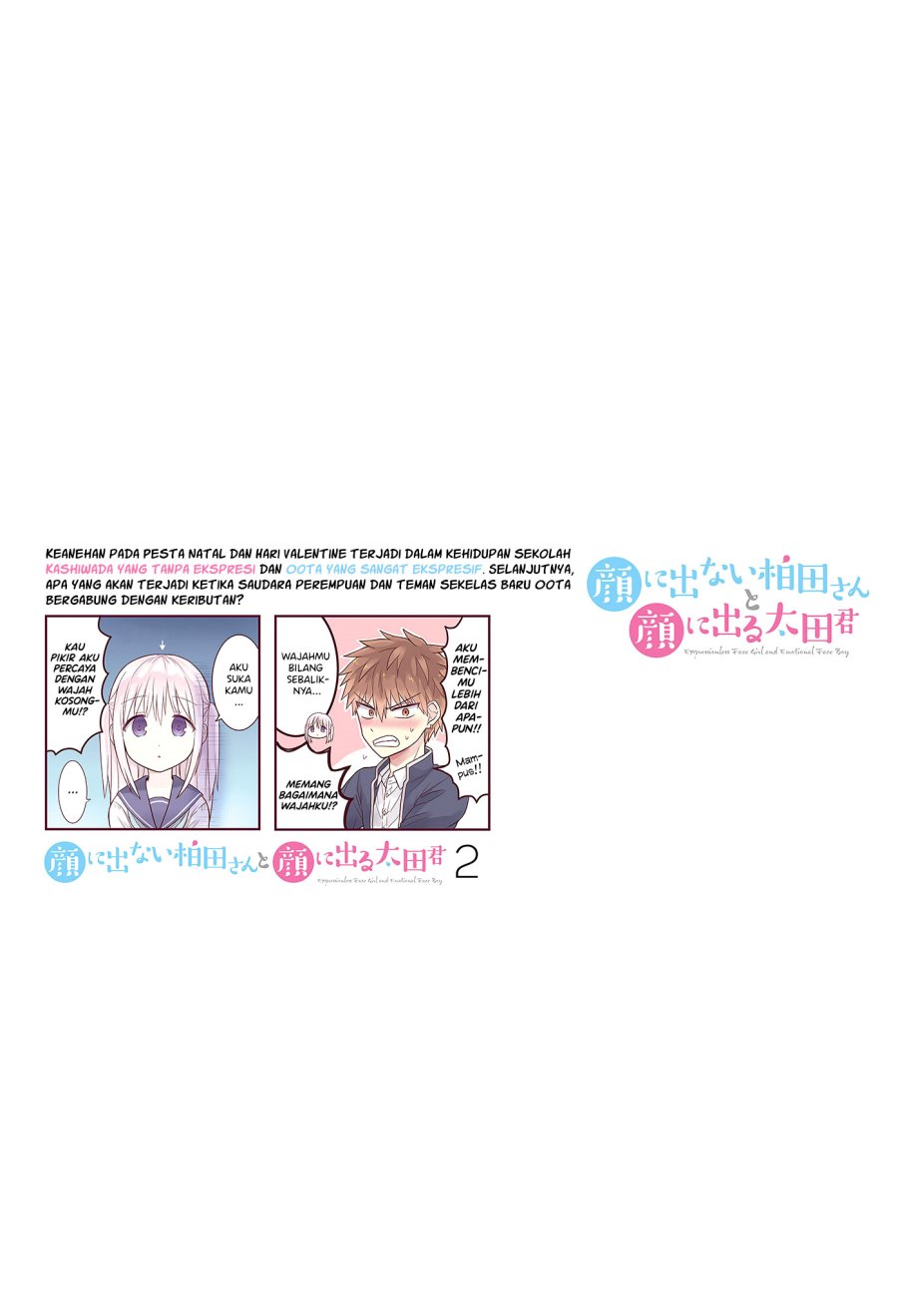 Expressionless Face Girl and Emotional Face Boy Chapter 25.5