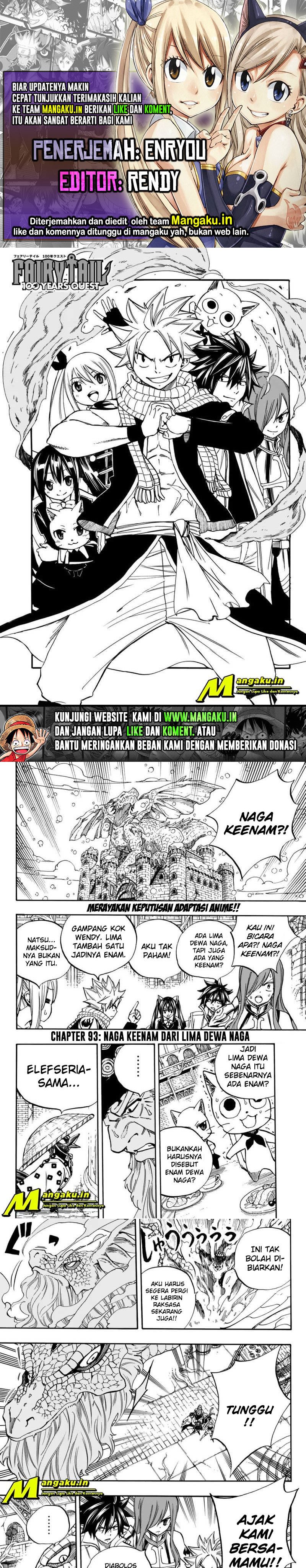 Fairy Tail: 100 Years Quest Chapter 93