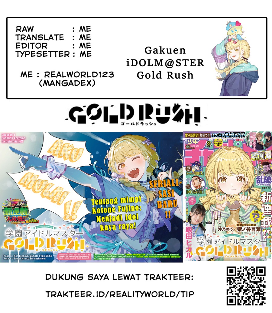 Gakuen Idolm@ster Gold Rush Chapter 30