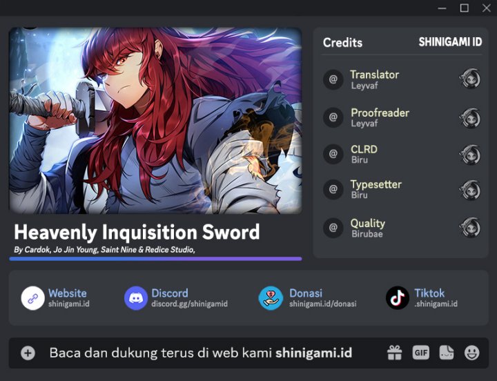 Heavenly Inquisition Sword Chapter 50