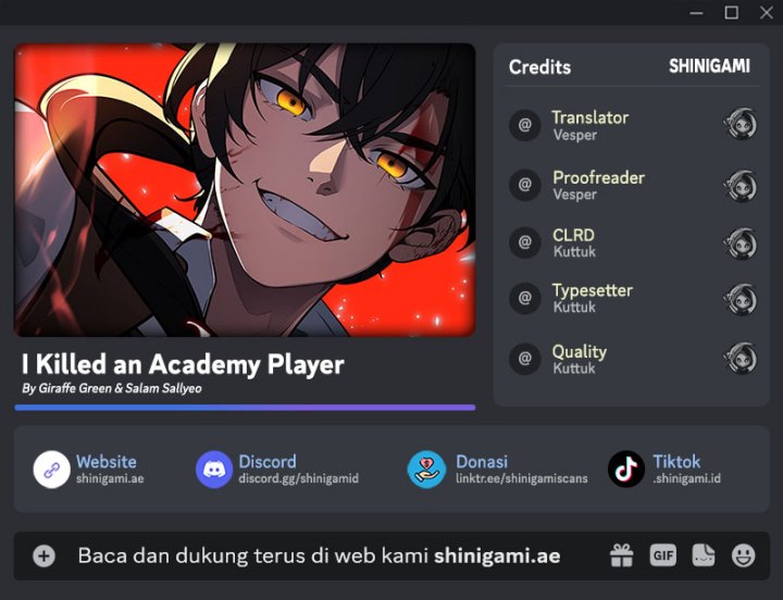 I Killed An Academy Player Chapter 8