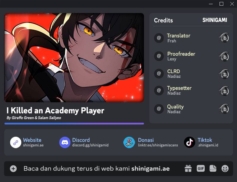 I Killed An Academy Player Chapter 9