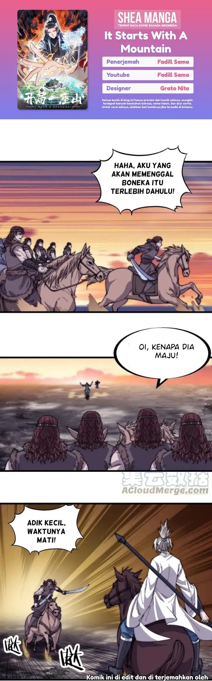 It Starts With A Mountain Chapter 141