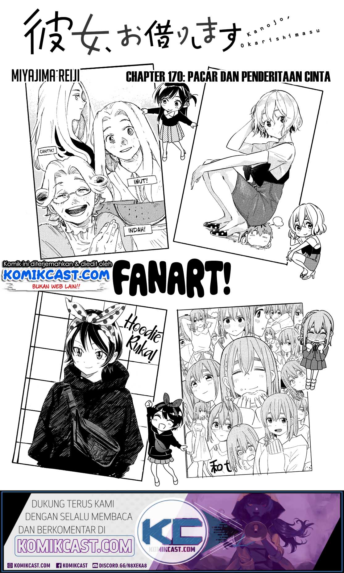 Kanojo, Okarishimasu Chapter 170