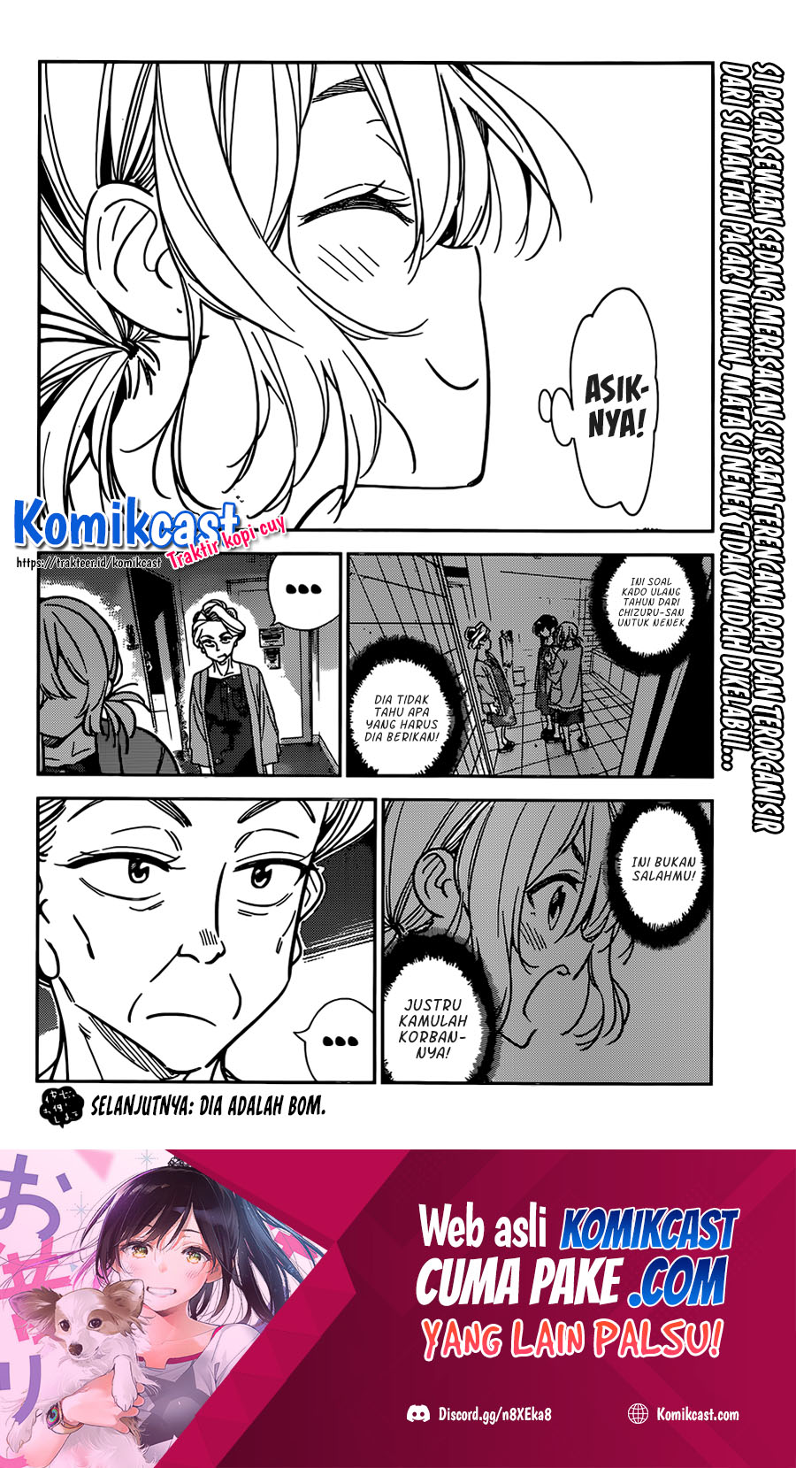Kanojo, Okarishimasu Chapter 208