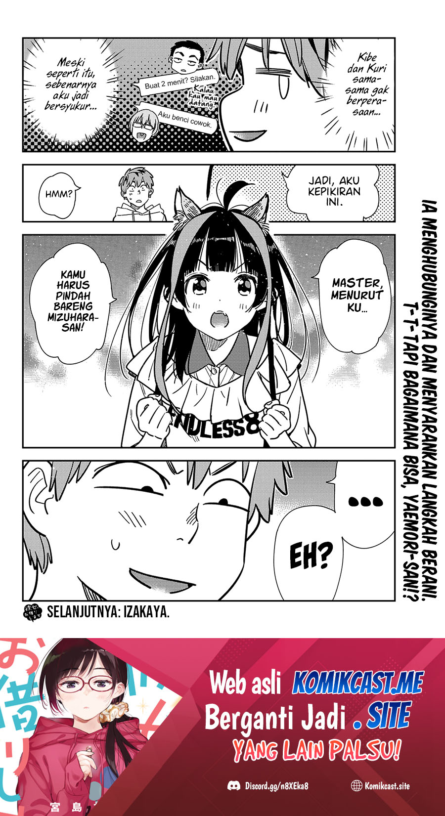 Kanojo, Okarishimasu Chapter 250