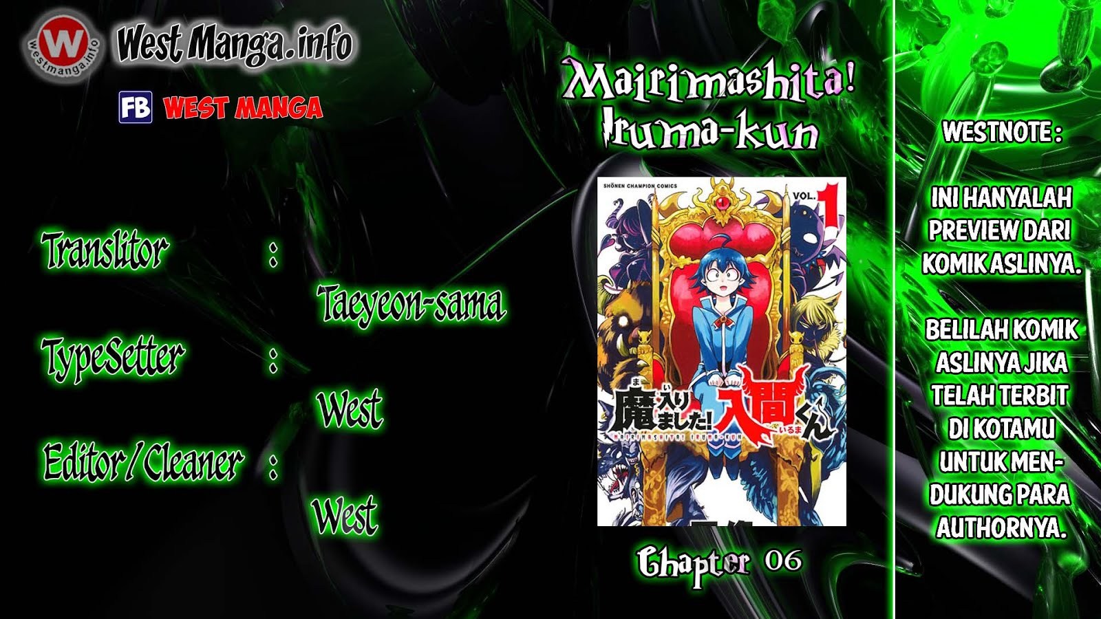 Mairimashita! Iruma-kun Chapter 6