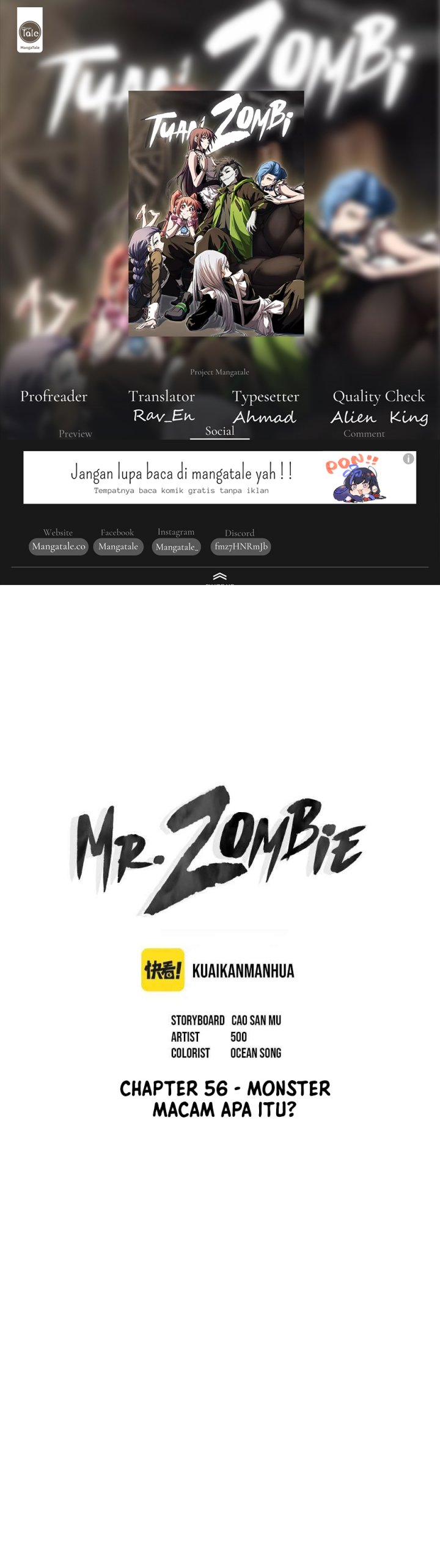 Mr. Zombie Chapter 56