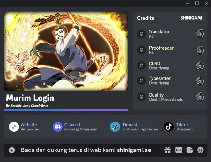 Murim Login Chapter 219