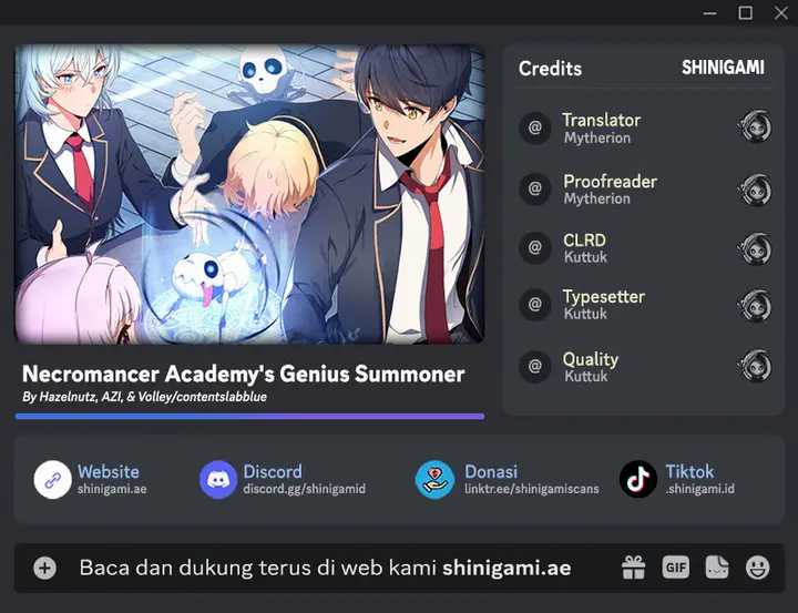 Necromancer Academy’s Genius Summoner Chapter 1