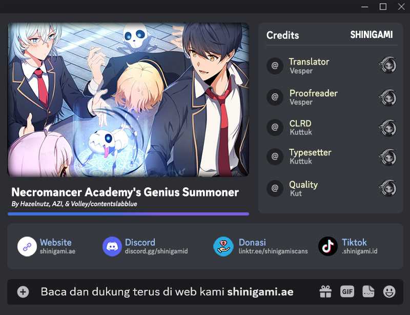 Necromancer Academy’s Genius Summoner Chapter 34