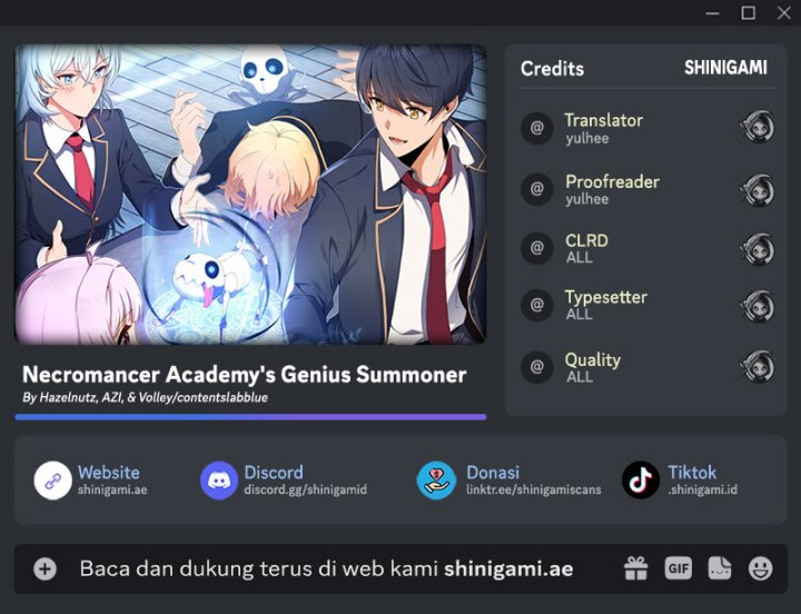 Necromancer Academy’s Genius Summoner Chapter 46