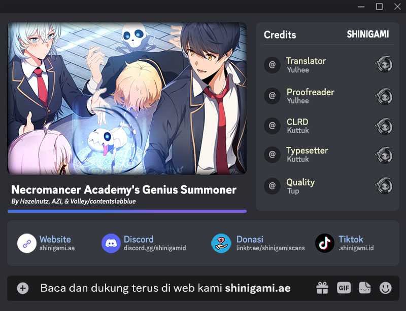 Necromancer Academy’s Genius Summoner Chapter 85