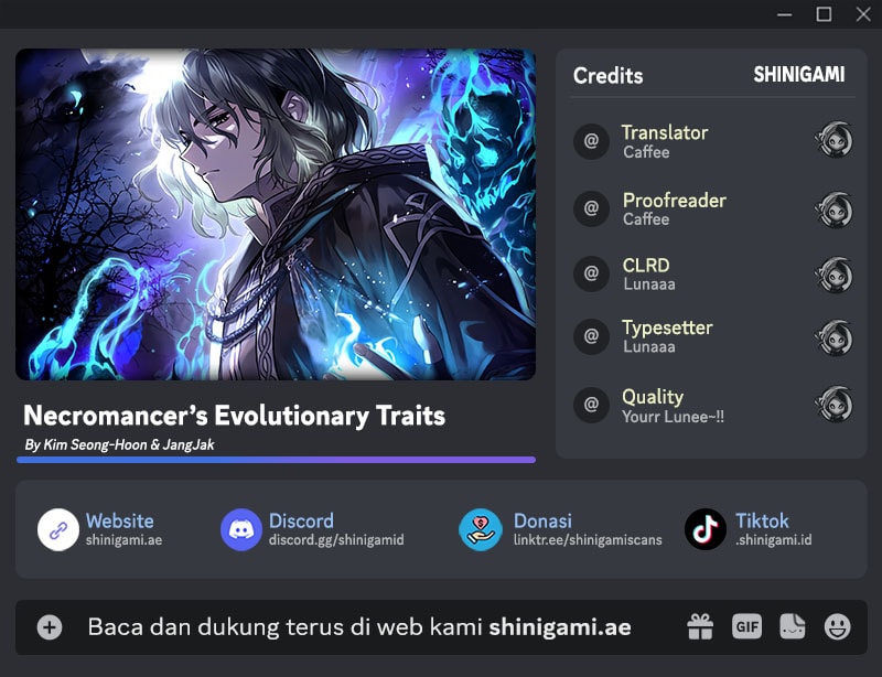 Necromancer’s Evolutionary Traits Chapter 87