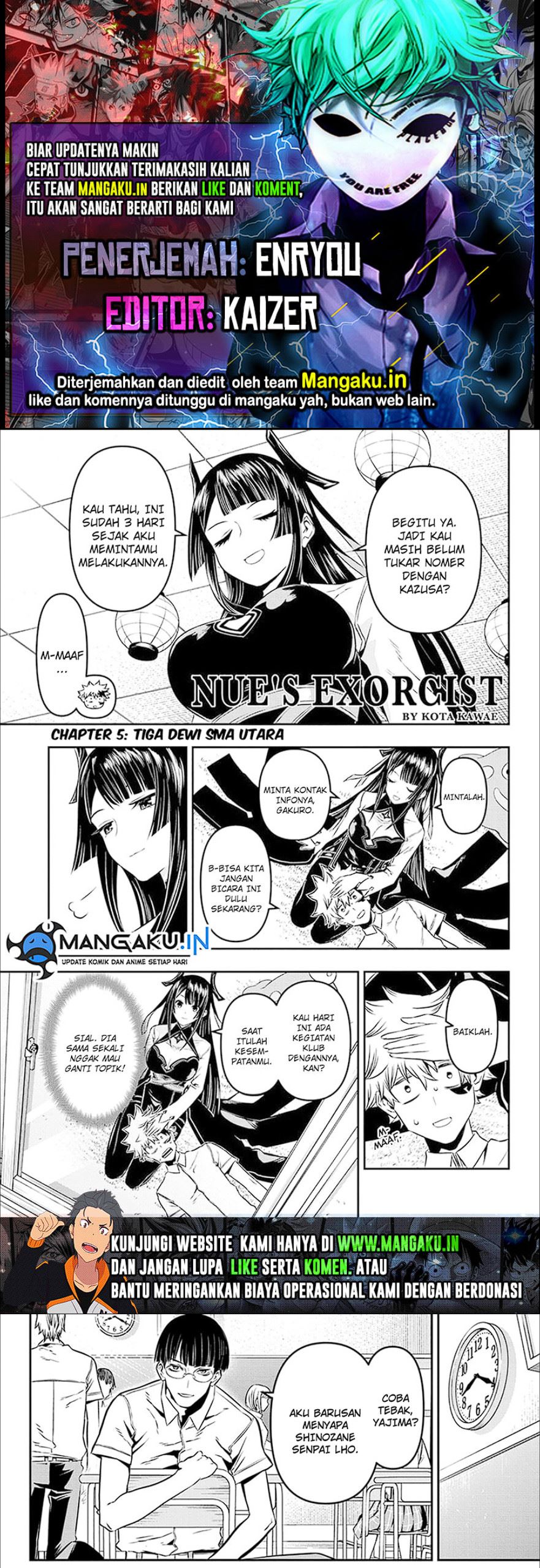 Nue’s Exorcist Chapter 5
