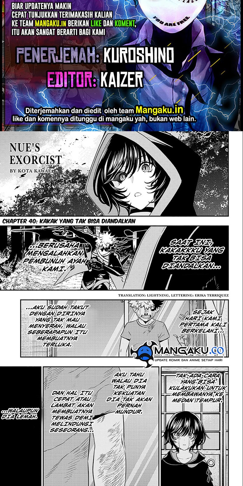 Nue’s Exorcist Chapter 40