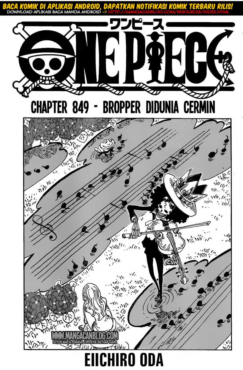 One Piece Chapter 849