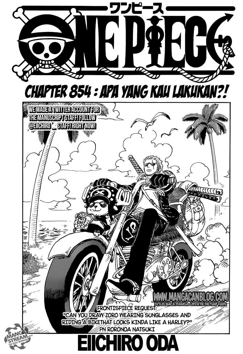 One Piece Chapter 854