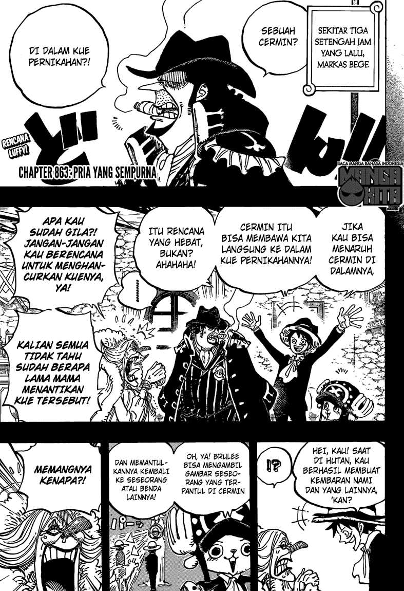 One Piece Chapter 863